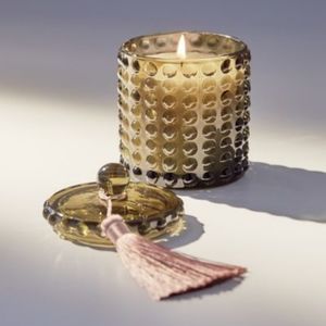 Urban Outfitters Chloe glass hobnail candle